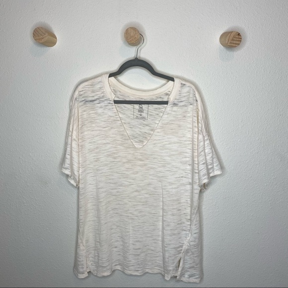 Free People Tops - We The Free oversized burnout v neck t shirt